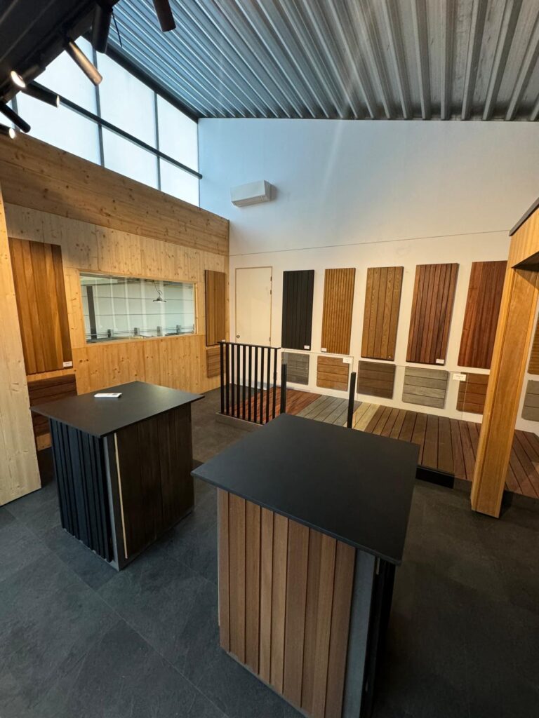 Foto toonzaal lignum bouw 2